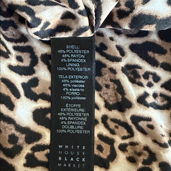 WHBM Double Breasted Cropped Blazer Moto Jacket Black Size XL - Picture 7 of 9